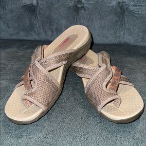 Skechers Women's Sandals in Tan and Brown